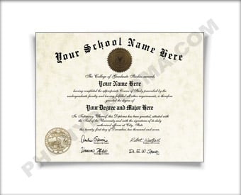 College Diploma , Wrapped Design Col Wrapped - D